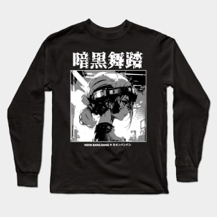 Cyberpunk Anime Girl Japanese Streetwear Long Sleeve T-Shirt